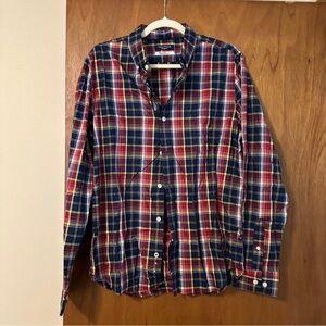 Nautica Classic Plaid Men's Slim Fit Button Down Shirt